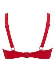 Pour Moi Red Non Padded Samoa Underwired Bikini Top - Image 5 of 5