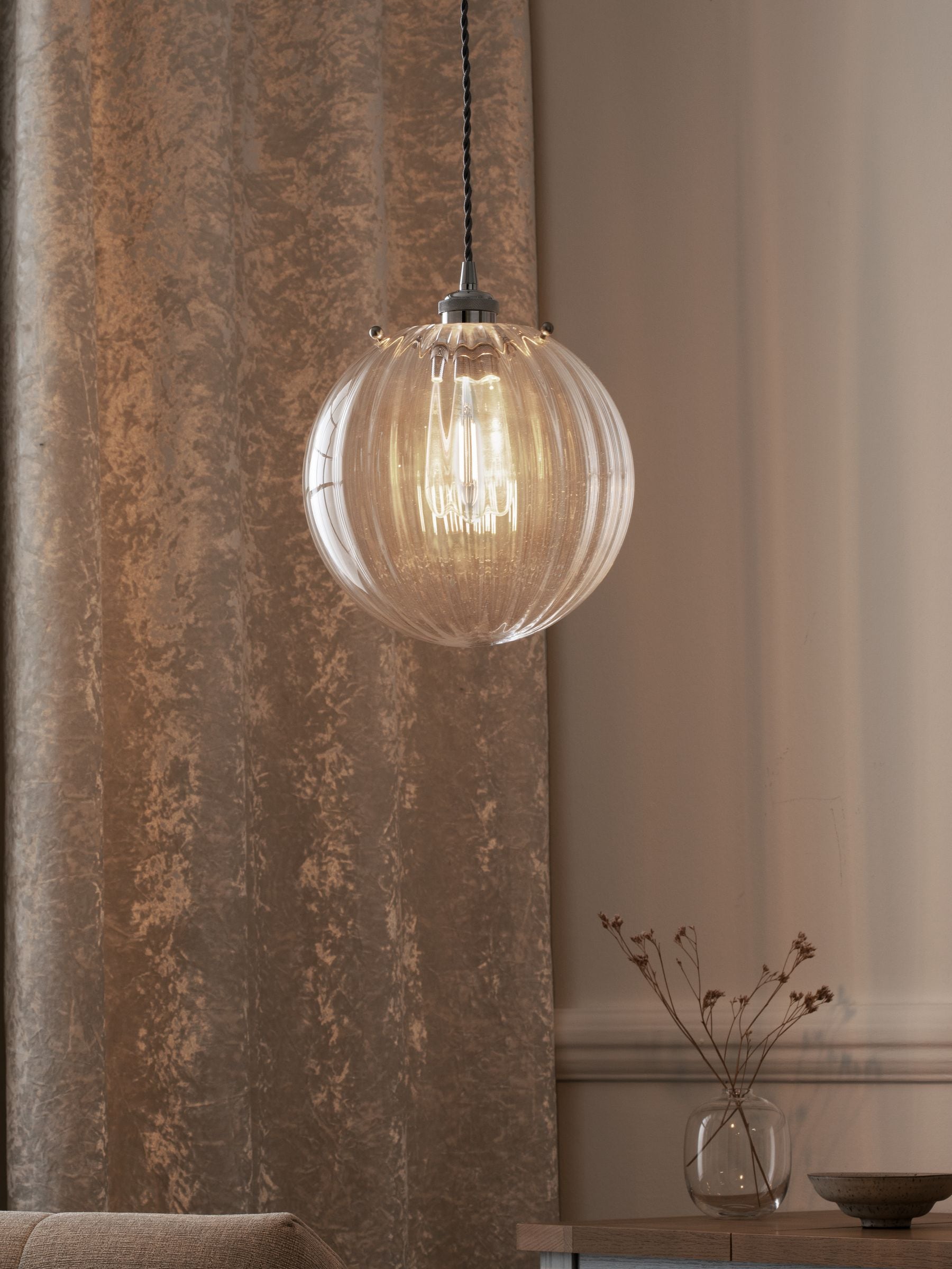 Buy Clear Bourton Easy Fit Pendant Lamp Shade from Next USA