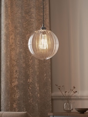 Clear Bourton Easy Fit Pendant Lamp Shade - Image 1 of 5