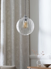 Clear Bourton Easy Fit Pendant Lamp Shade - Image 3 of 5