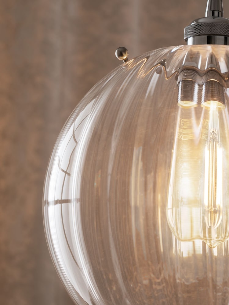 Clear Bourton Easy Fit Pendant Lamp Shade - Image 5 of 5