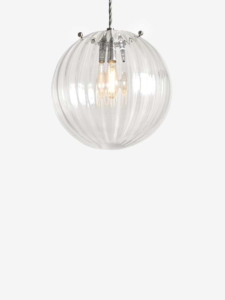 Clear Bourton Easy Fit Pendant Lamp Shade - Image 6 of 6