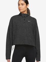 Nike Black Therma-Fit Hypernatural Half Zip Top - Image 1 of 3