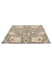 Morris & Co. Aubergine Purple Pimpernel Rug - Image 2 of 4