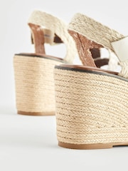 Weiß - Forever Comfort® Schuhe mit Keilabsatz und geflochtenen Riemen - Bild 5 von 8