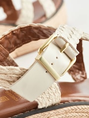 Weiß - Forever Comfort® Schuhe mit Keilabsatz und geflochtenen Riemen - Bild 6 von 8