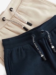 Marineblau - Baker by Ted Baker Grüne 100% Sweatshorts aus Baumwolle 2er-Pack - Bild 5 von 5