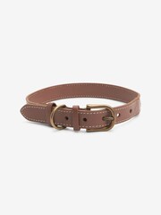 Tan Brown Leather Dog Collar - Image 3 of 5