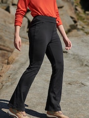 Black Wide Leg Next Elements Outdoor Thermal Trousers - Image 3 of 5