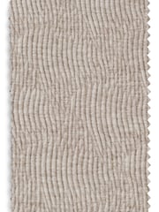 Natural Next Chenille Wave Texture Eyelet Lined Curtains - Image 5 of 5