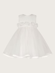 Monsoon Natural Baby Rosanna 3D Christening Dress - Image 1 of 3
