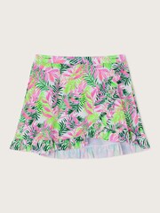 Monsoon Natural Palm Print Skirt Cover Up - Image 1 of 3