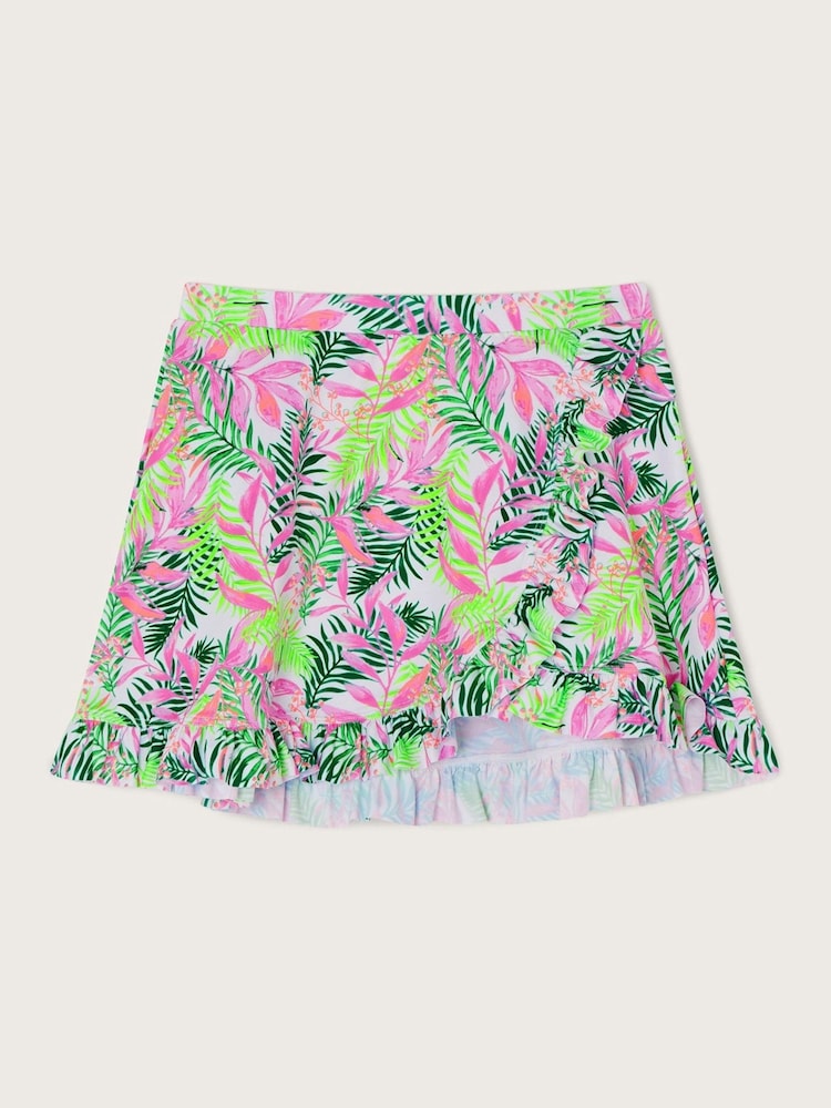 Monsoon Natural Palm Print Skirt Cover Up - Image 1 of 3