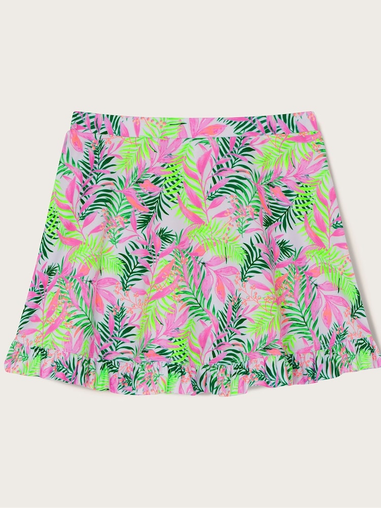 Monsoon Natural Palm Print Skirt Cover Up - Image 2 of 3