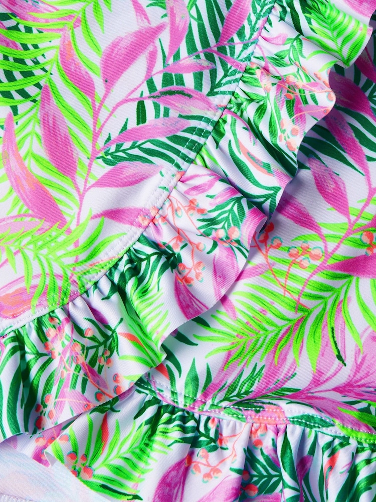 Monsoon Natural Palm Print Skirt Cover Up - Image 3 of 3