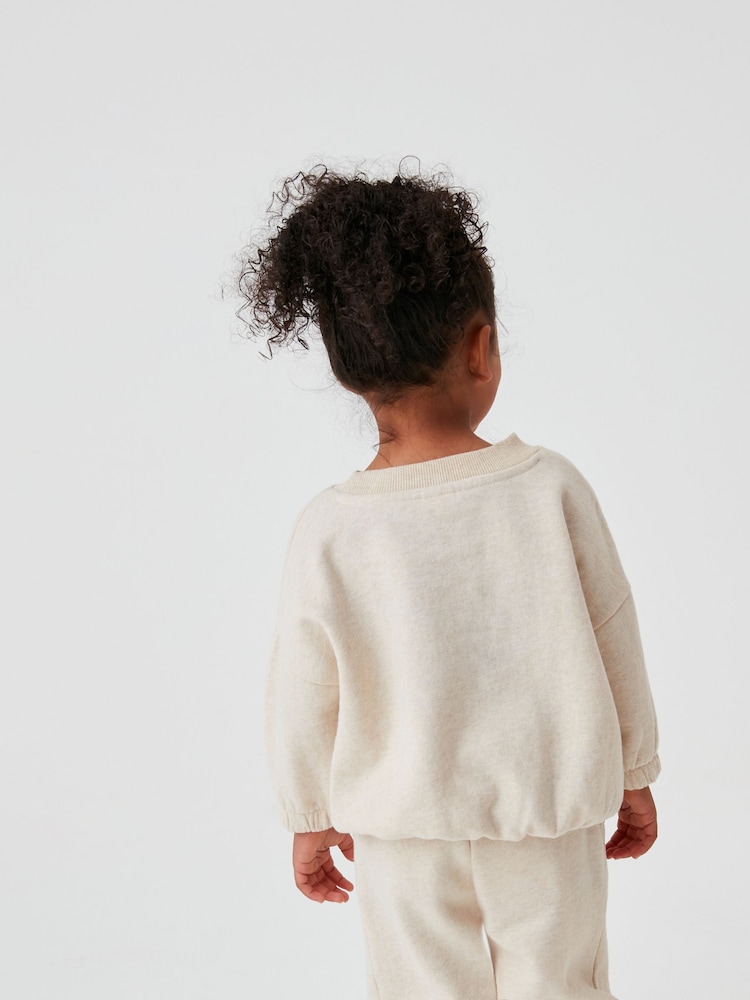 Oatmeal Cream Sweatshirt (3mths-7yrs) - Image 2 of 7