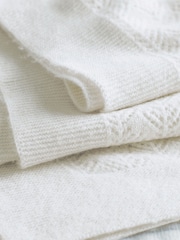 The White Company White Cashmere Christening Blanket - Image 2 of 2