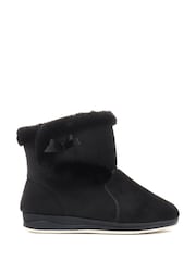 Pavers Black Pavers Black Wide Fit Slipper Boots - Image 1 of 5