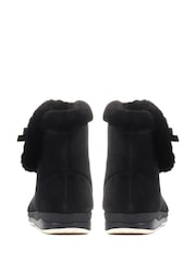 Pavers Black Pavers Black Wide Fit Slipper Boots - Image 3 of 5