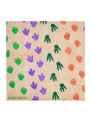 Party Pieces Natural Pack of 32 Ecosaurus Paper Party Napkins - Image 2 of 2