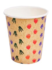 Party Pieces Natural Pack of 16 Ecosaurus Paper Party Cups - Image 2 of 2