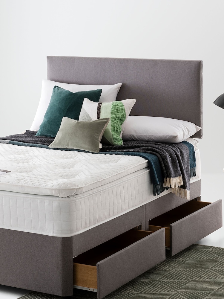 Silentnight Mirapocket White 1000 Geltex Pillow Top Mattress - Image 1 of 5