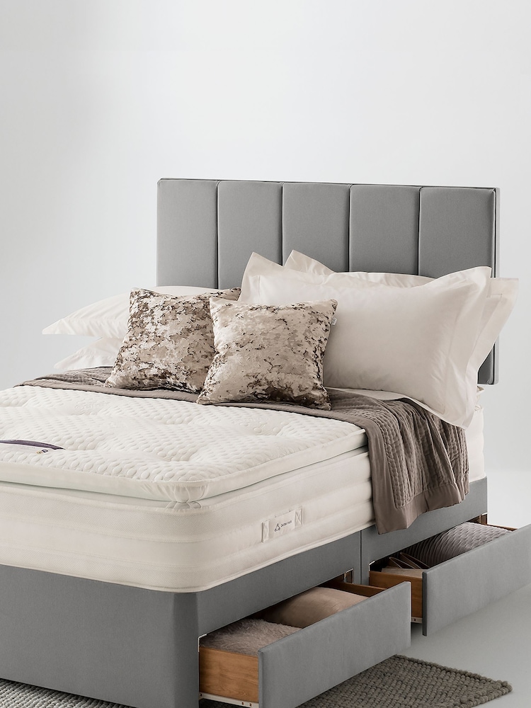 Silentnight Mirapocket White 2000 Geltex Pillow Top Mattress - Image 1 of 5