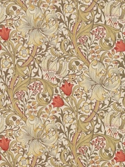 Morris & Co. Orange Golden Lily 10.05M Wallpaper - Image 2 of 2