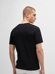 Noir/Blanc/Beige - BOSS T-shirt classique en coton 100% 3 Lot - Image 3 sur 9