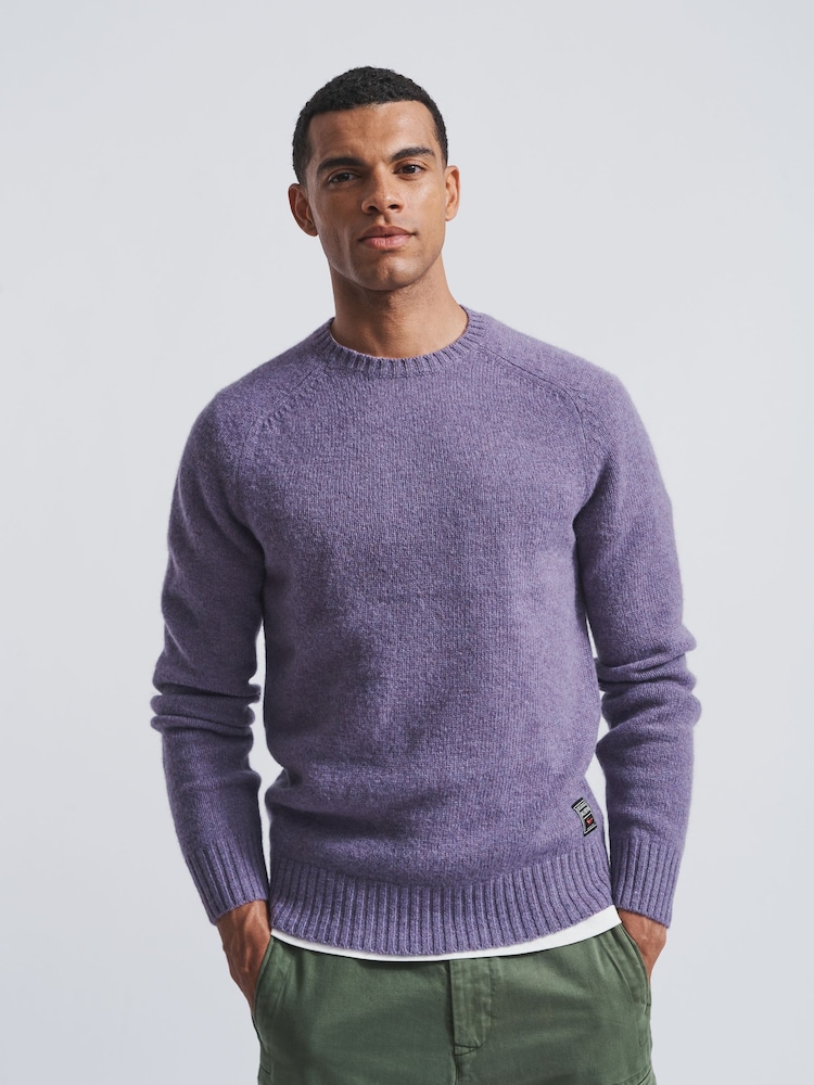 Aubin Prestwick Shetland Crew Jumper - Image 1 of 4