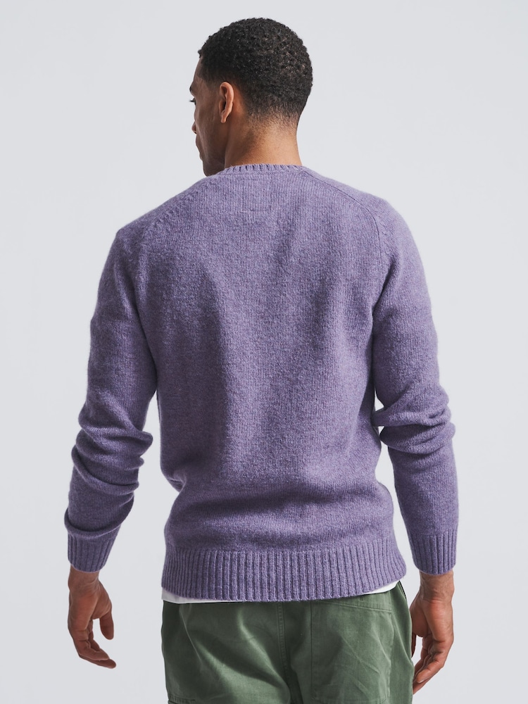 Aubin Prestwick Shetland Crew Jumper - Image 2 of 4