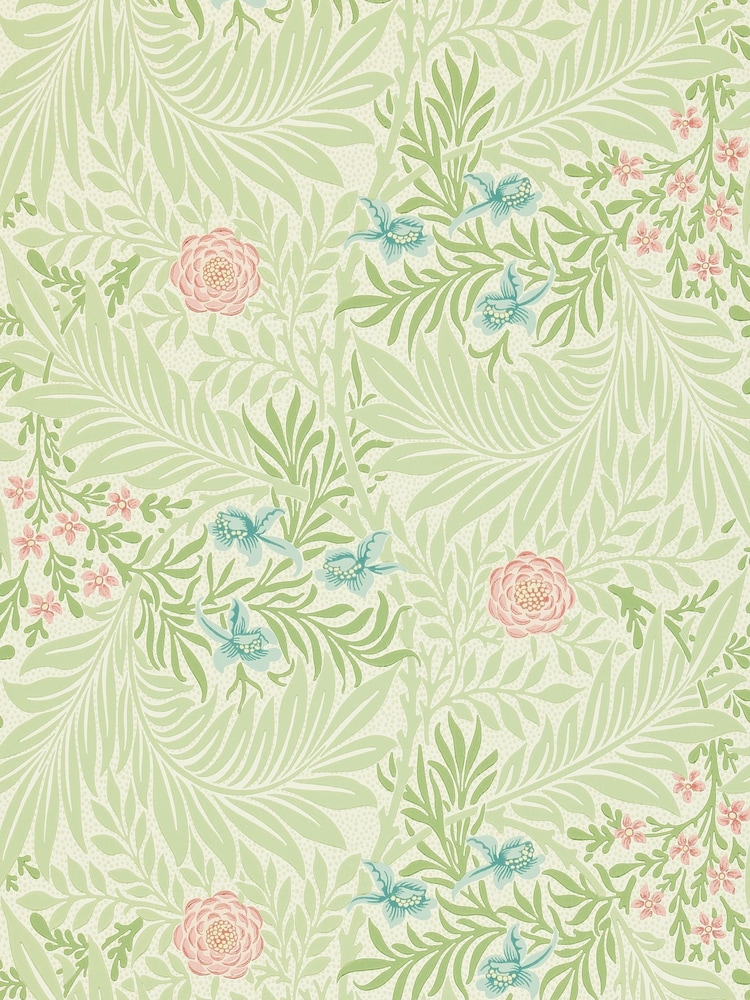 Morris & Co. Green Larkspur 10.05M Wallpaper - Image 1 of 1