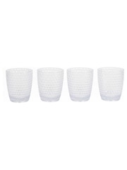 Cambridge Clear Shatterproof Fete Diamond Design 4 Piece Tumbler Set - Image 4 of 4