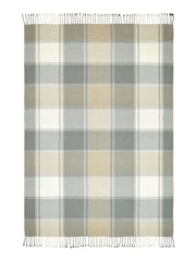 Laura Ashley Steel Grey Dylan 100% Cotton Throw - Image 2 of 2