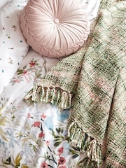 Laura Ashley Sage Green Brydie Throw - Image 2 of 5