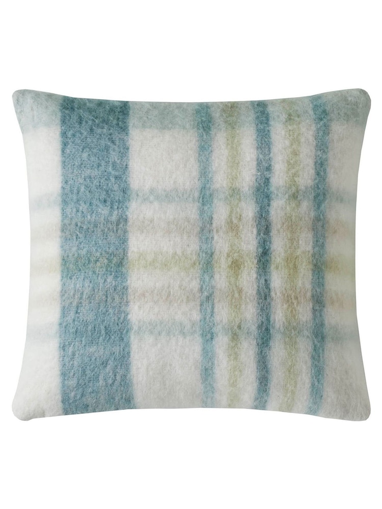 Laura Ashley Newport Blue Colton Check Cushion - Image 1 of 3