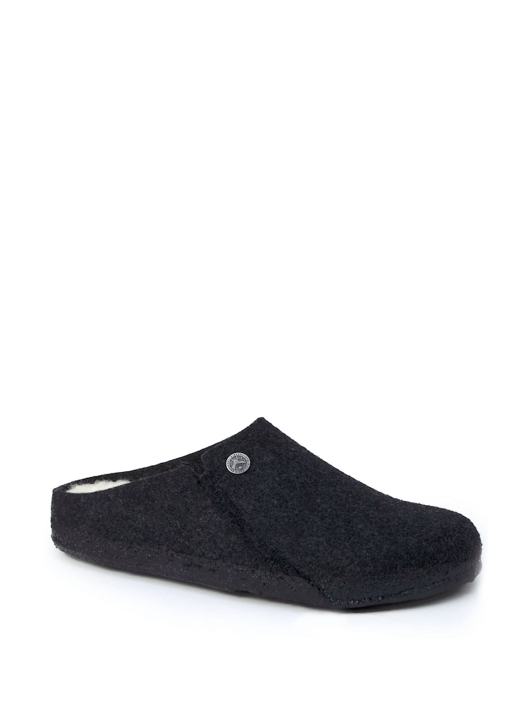 Birkenstock Black Zermatt Shearling Slippers - Image 1 of 7