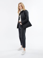 Barbour® Black Annandale Quilted Jacket - Image 3 of 9