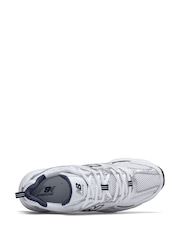 New Balance White/Grey Womens 530 Trainers - Image 4 of 7