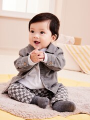 monochrome - Ensemble veste chemise, t-shirt et jogging Baby 3 Pieces - Image 1 of 8