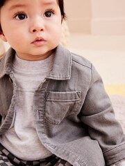 monochrome - Ensemble veste chemise, t-shirt et jogging Baby 3 Pieces - Image 4 of 8