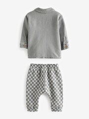 monochrome - Ensemble veste chemise, t-shirt et jogging Baby 3 Pieces - Image 6 of 8