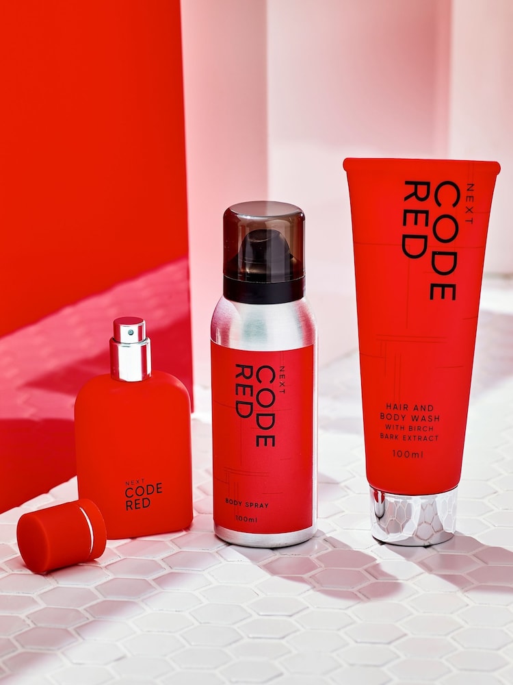 Code Red 30ml Eau De Parfum, Bath and Body Gift Set - Image 2 of 3 Code Red 30ml Eau De Parfum, Bath and Body Gift Set - Image 2 of 3
