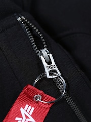 Alpha Industries Dragon Embroidered Black Hoodie - Image 6 of 6