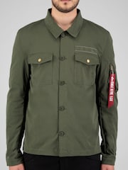 Alpha Industries Green Overshirt Jacket - Image 1 of 5