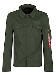 Alpha Industries Green Overshirt Jacket - Image 2 of 5