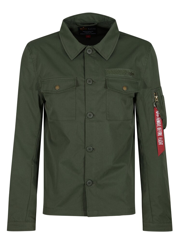 Alpha Industries Green Overshirt Jacket - Image 2 of 5