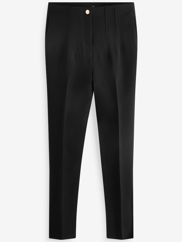 Black Tailored High Waisted Skinny Trousers - Image 1 of 1