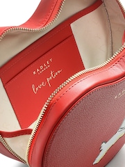 Radley London Red Love Potion Leather Cross-Body Bag - Image 4 of 4