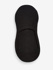Black Cushion Sole Invisible Trainer Socks 4 Pack - Image 2 of 2